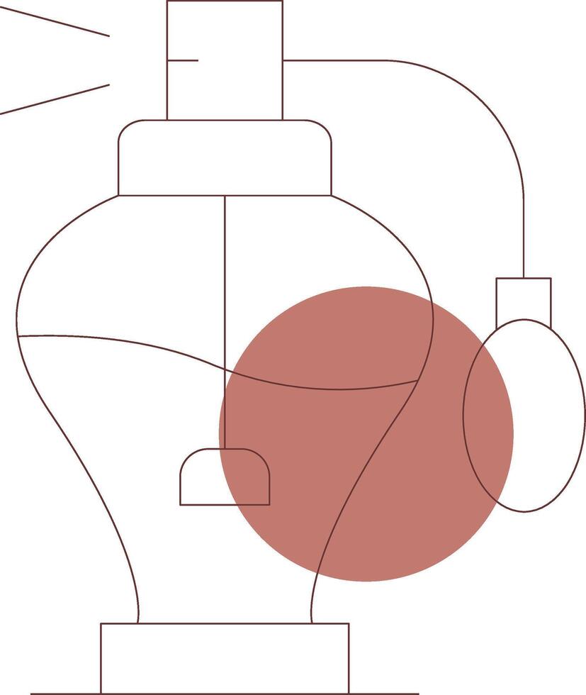 Perfume Creative Icon Design vector