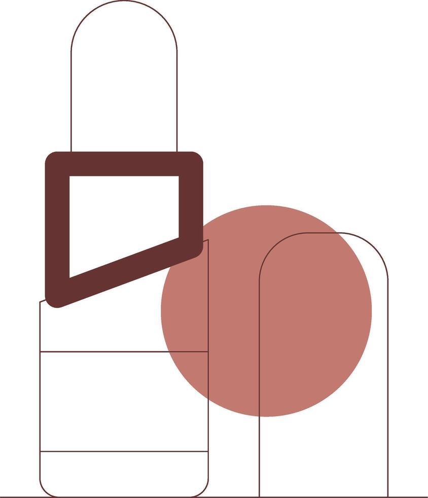 diseño de icono creativo de lápiz labial vector