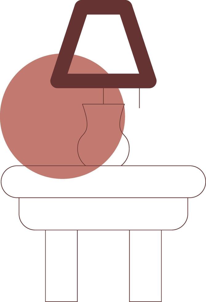 Night Stand Creative Icon Design vector