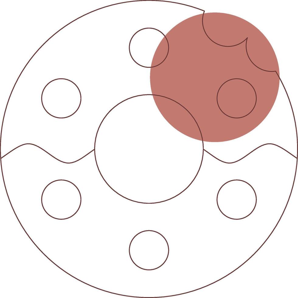 Donut Creative Icon Design vector
