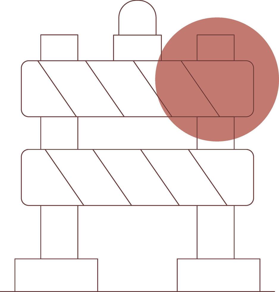 Barrier Creative Icon Design vector