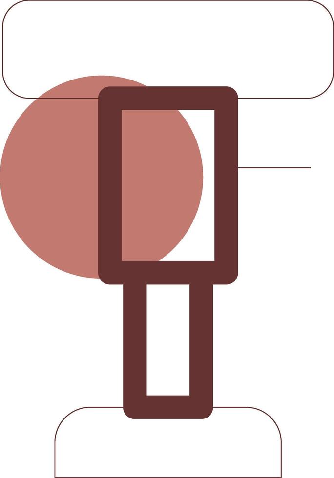 Bar Stool Creative Icon Design vector