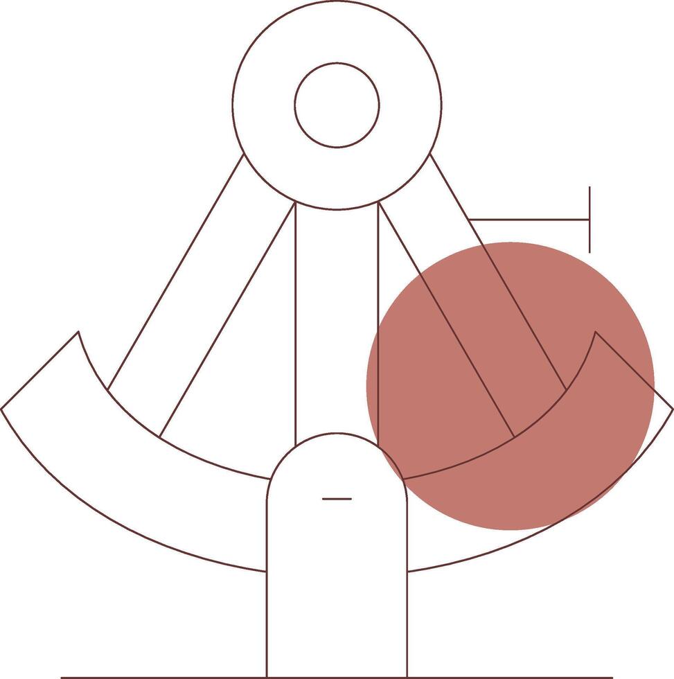 Astrolabe Creative Icon Design vector