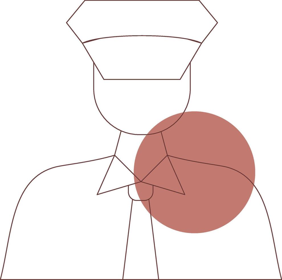 Policeman Creative Icon Design vector