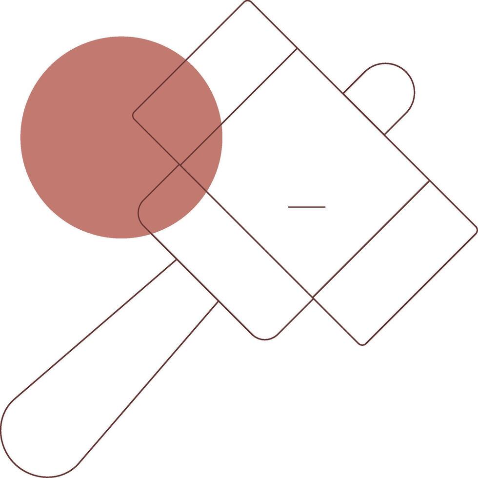 Hammer Creative Icon Design vector