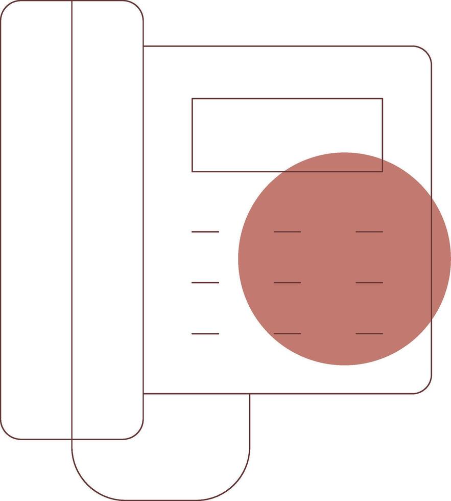 Telephone Creative Icon Design vector