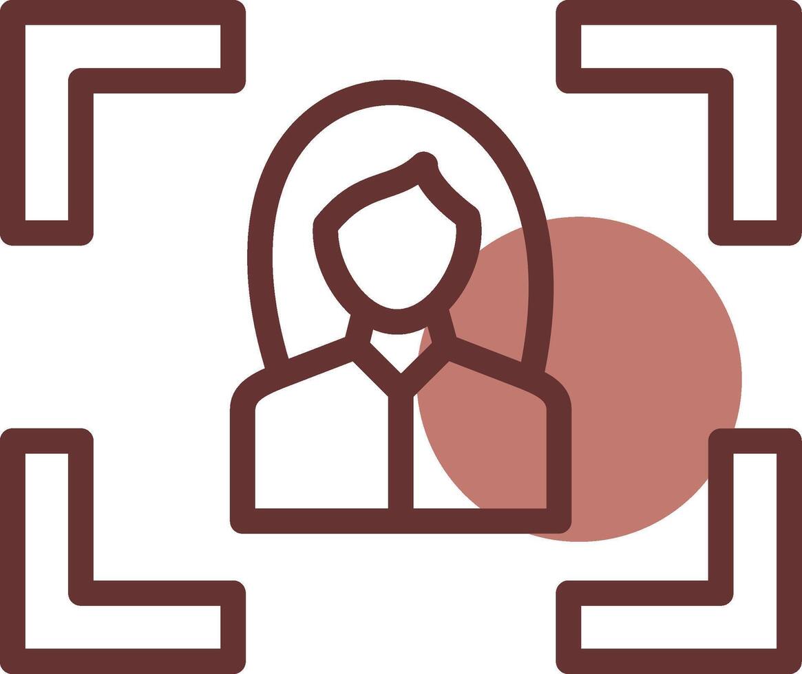 Portrait Creative Icon Design vector