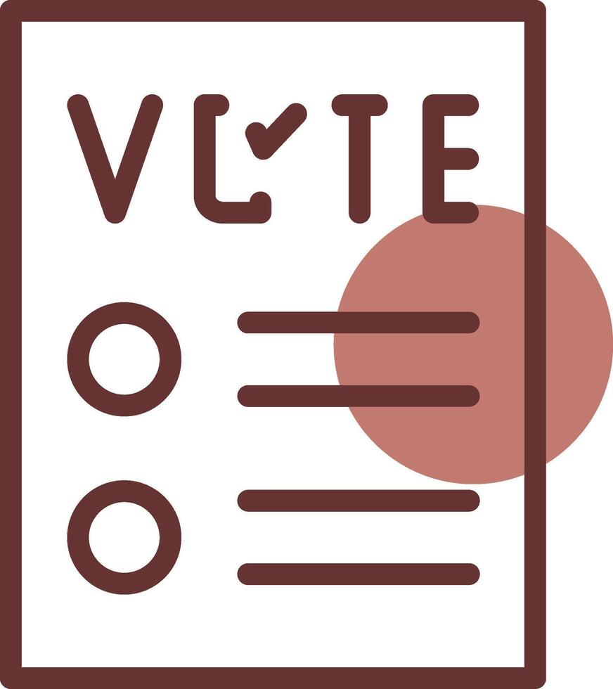 Ballot Creative Icon Design vector