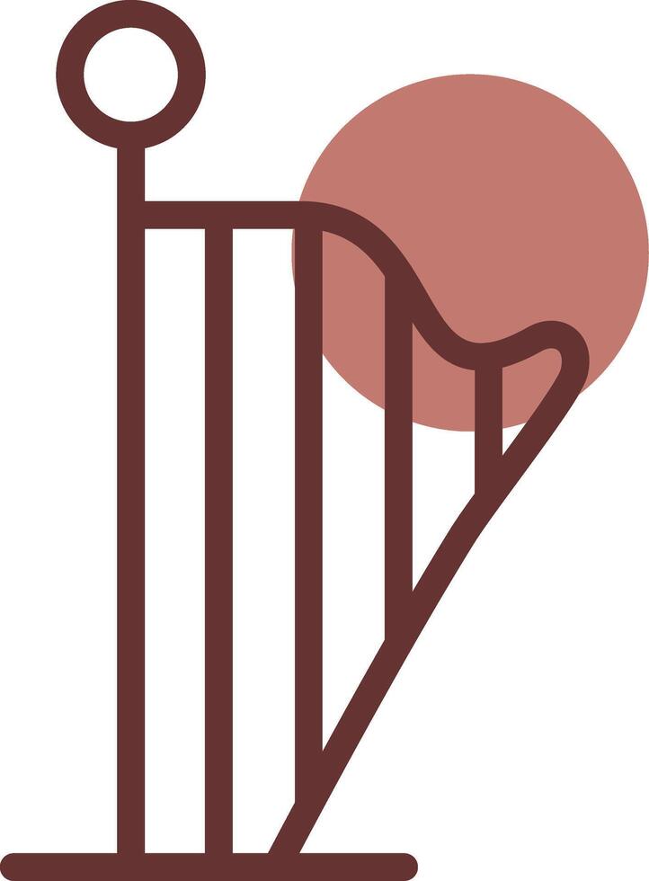 Harp Creative Icon Design vector