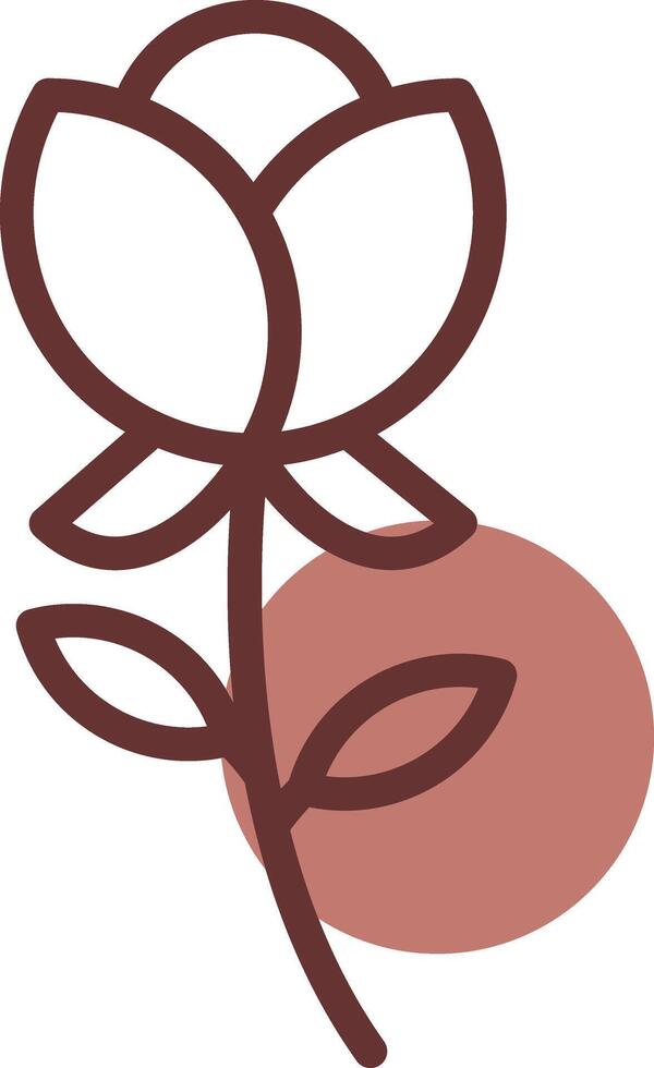 Rose Creative Icon Design vector