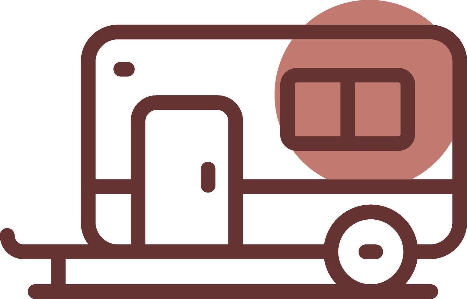 Caravan Creative Icon Design vector