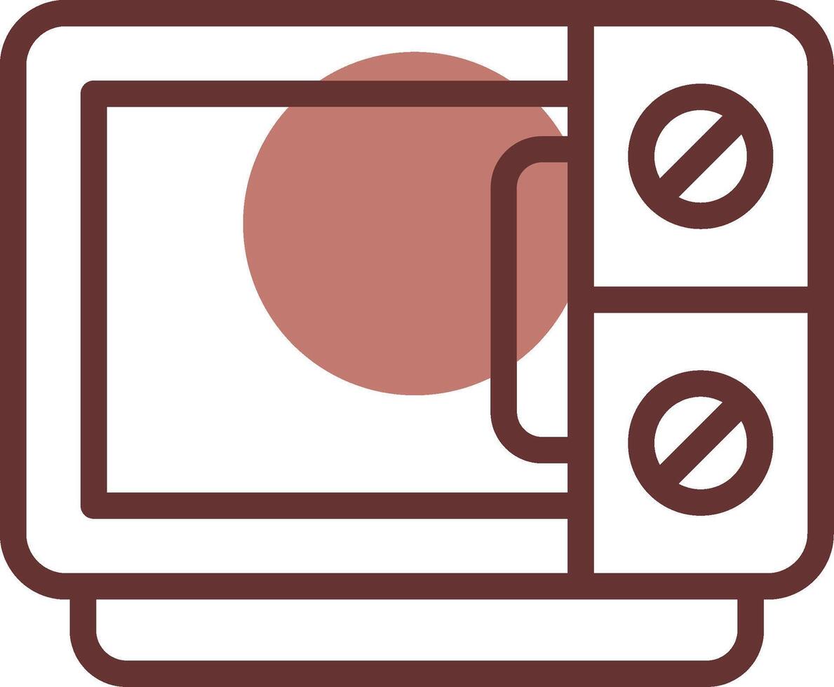 Microwave Creative Icon Design vector