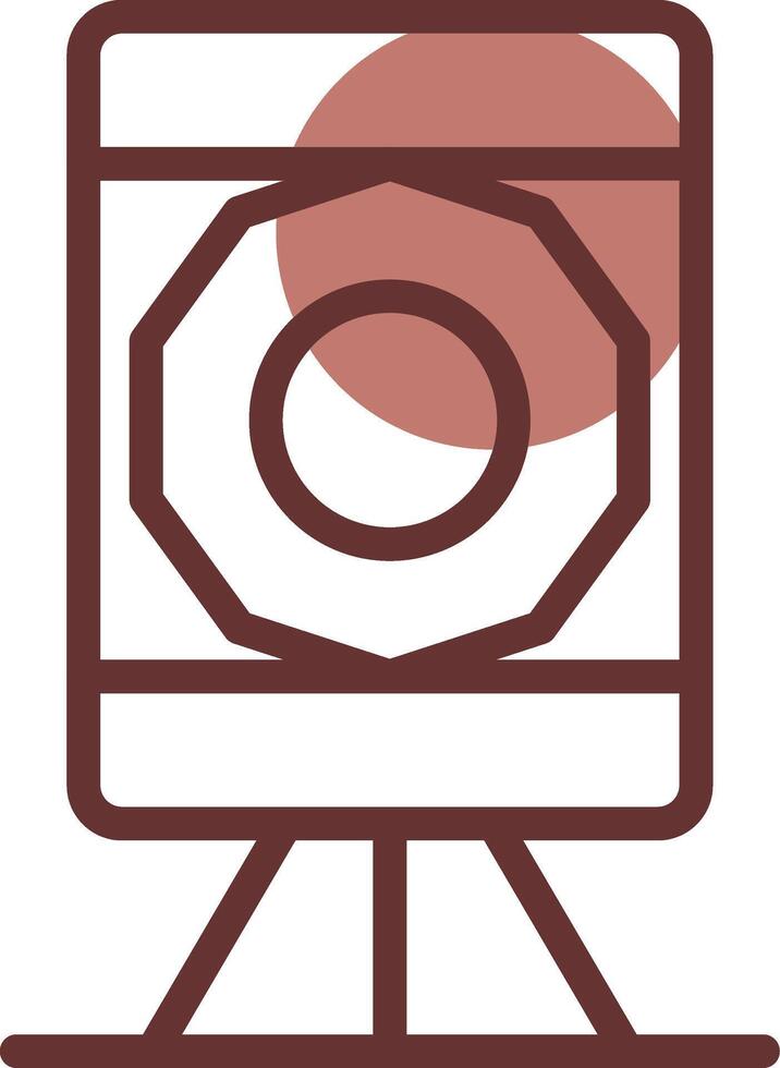 Theodolite Creative Icon Design vector