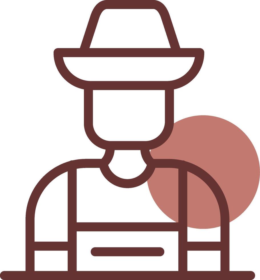 Farmer Creative Icon Design vector