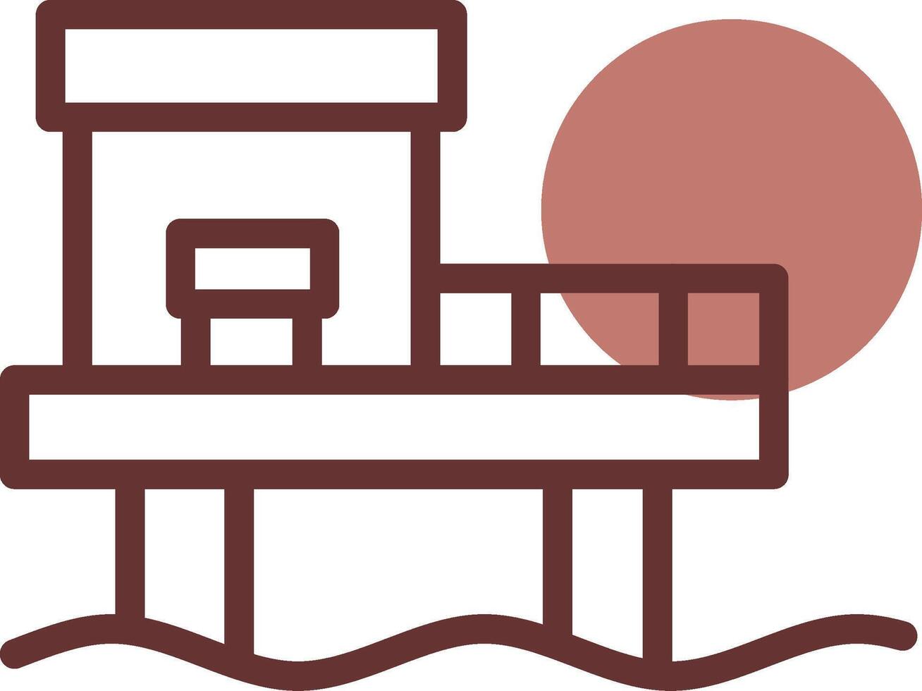 Dock Creative Icon Design vector