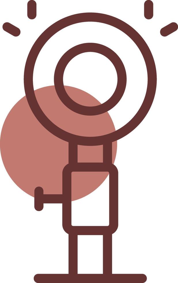 Light Creative Icon Design vector