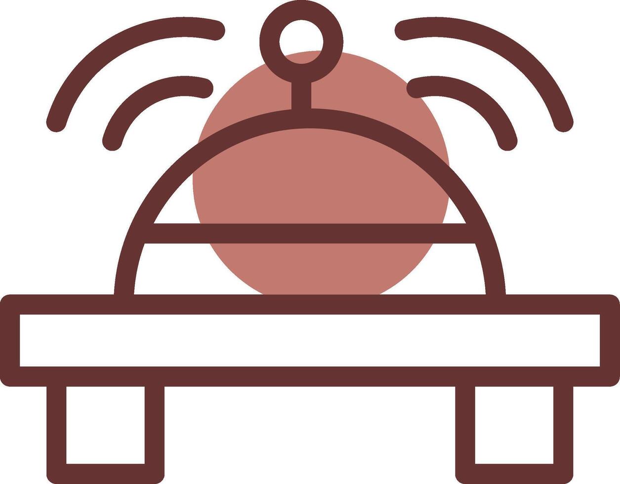 Reception Bell Creative Icon Design vector