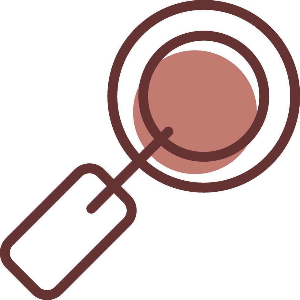 Magnifying Glass Creative Icon Design vector