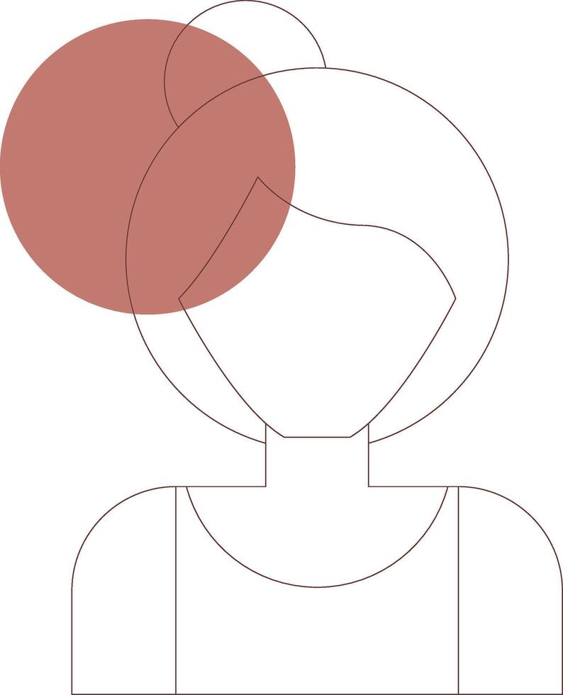 Old Woman Creative Icon Design vector