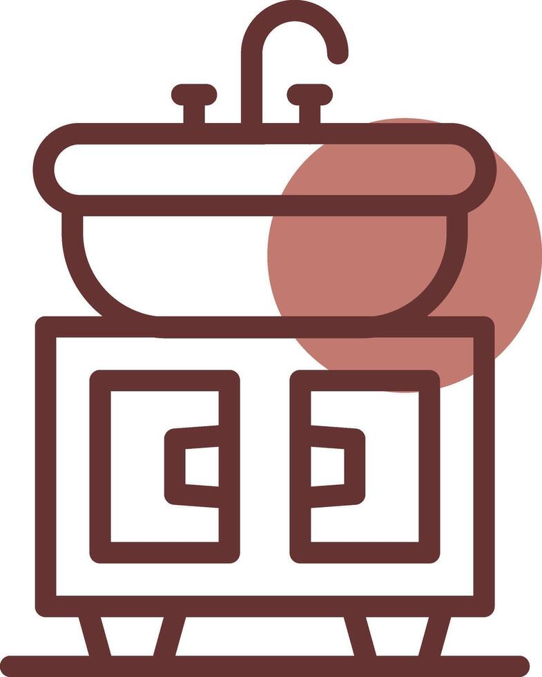 Washbasin Creative Icon Design vector