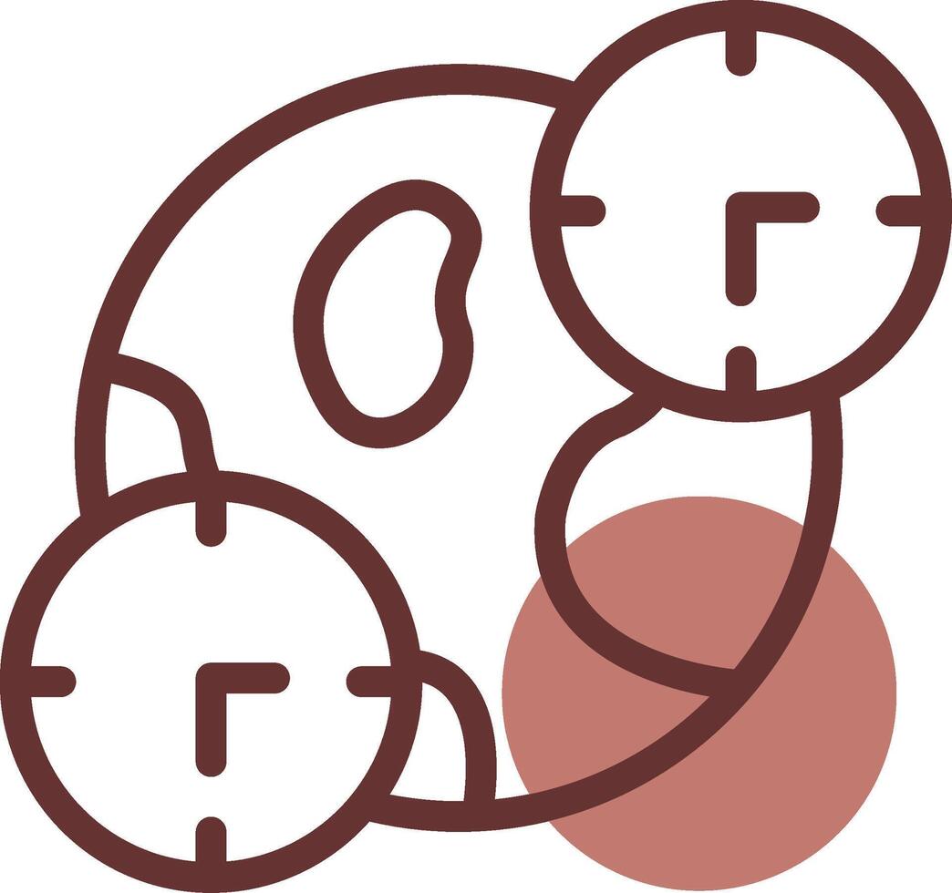 Jet Lag Creative Icon Design vector