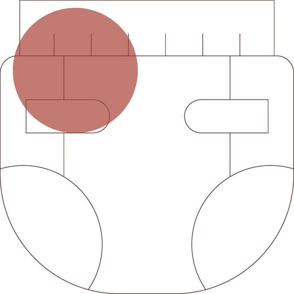 Diaper Creative Icon Design vector