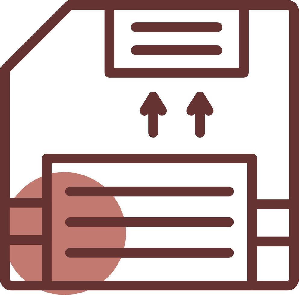 Floppy Disc Creative Icon Design vector