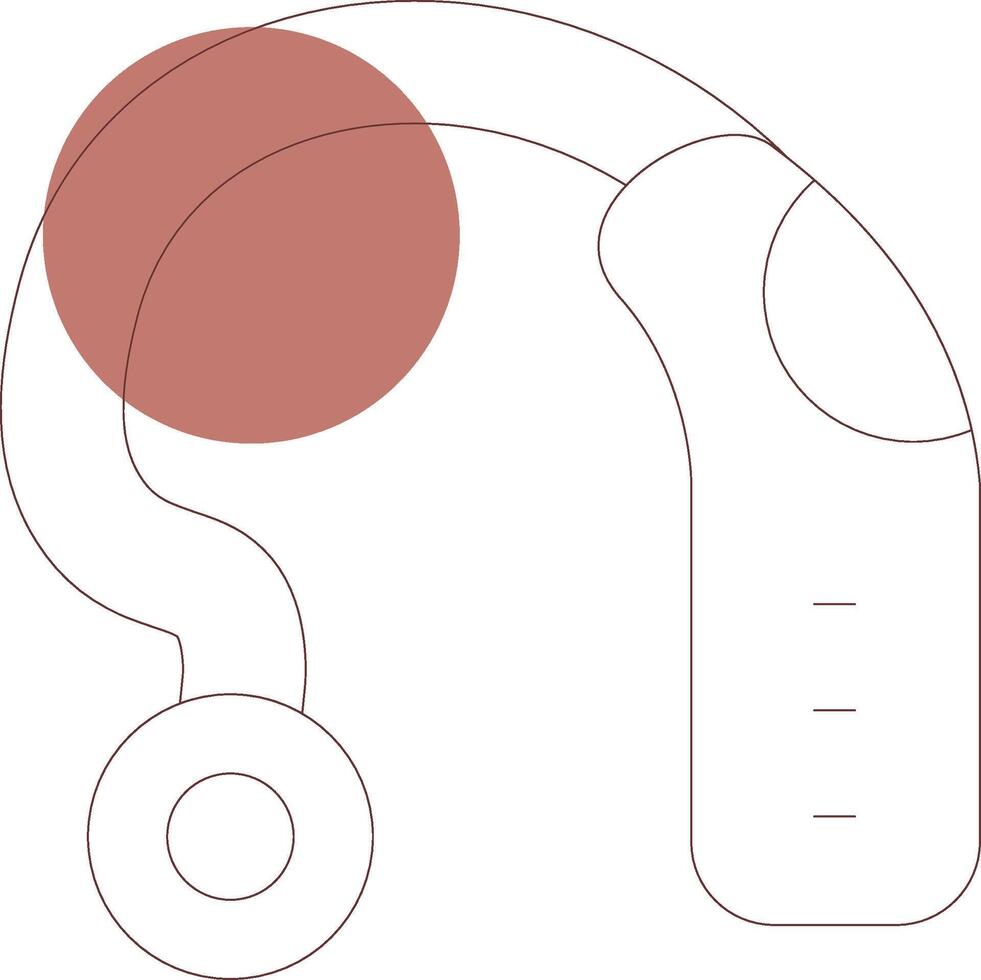 Hearing Aid Creative Icon Design vector