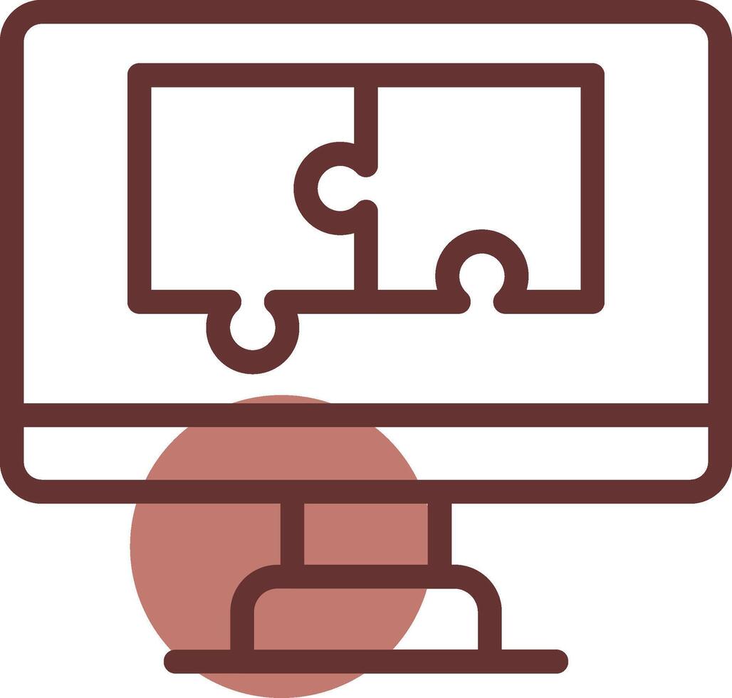 Puzzle Creative Icon Design vector