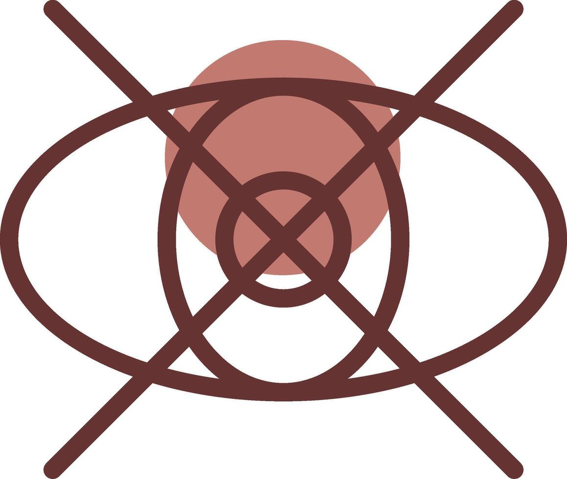 Close Eyes Creative Icon Design vector