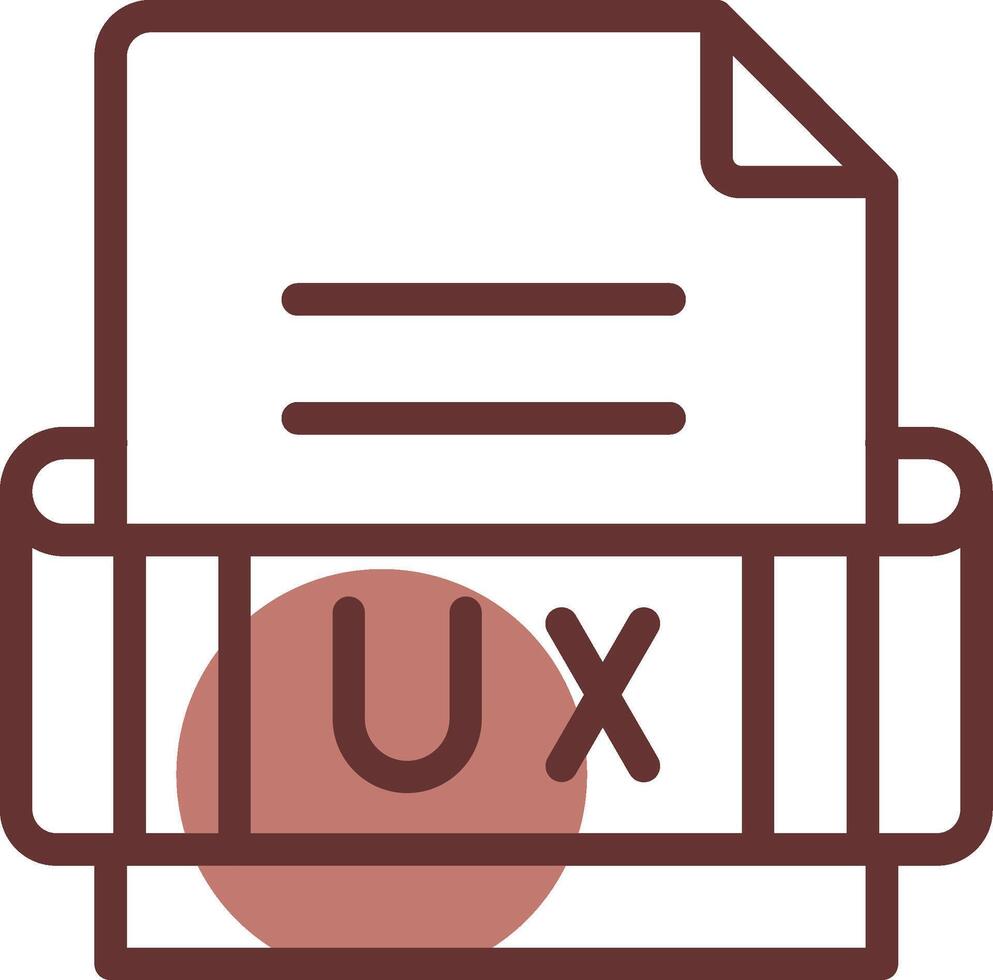 Ux Format Creative Icon Design vector