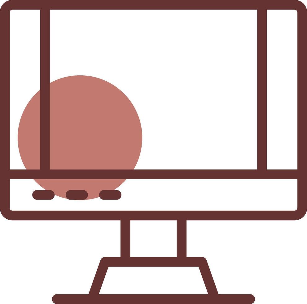 Monitor Creative Icon Design vector