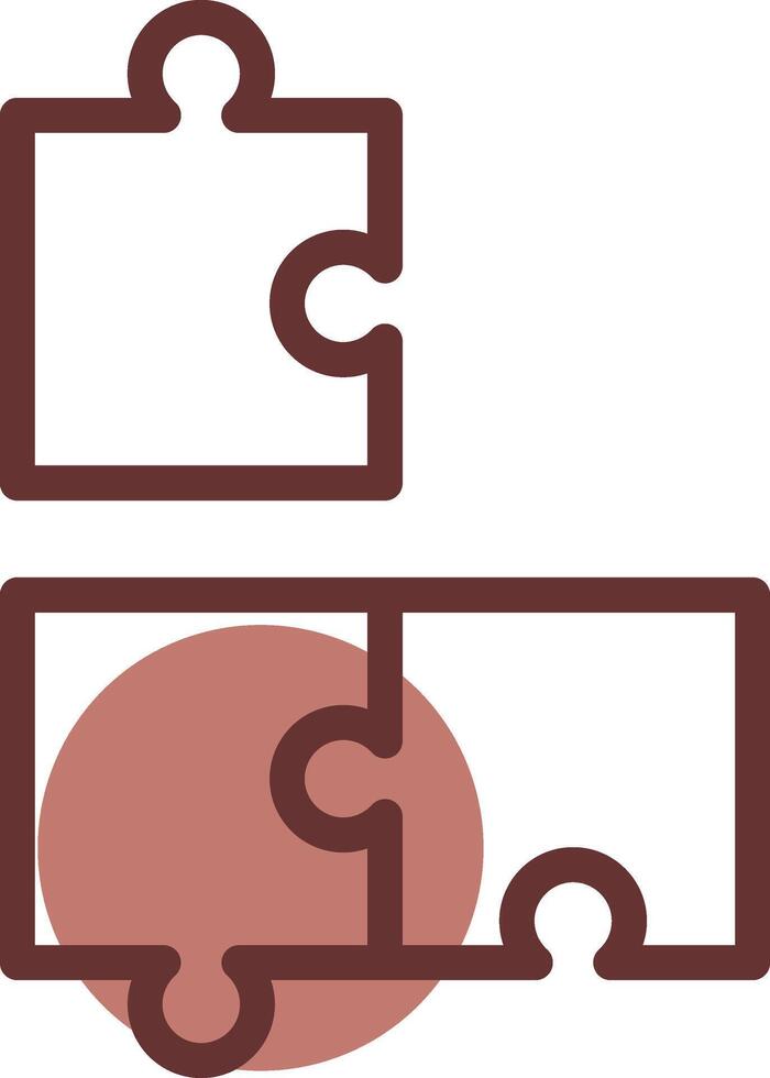 Puzzle Creative Icon Design vector