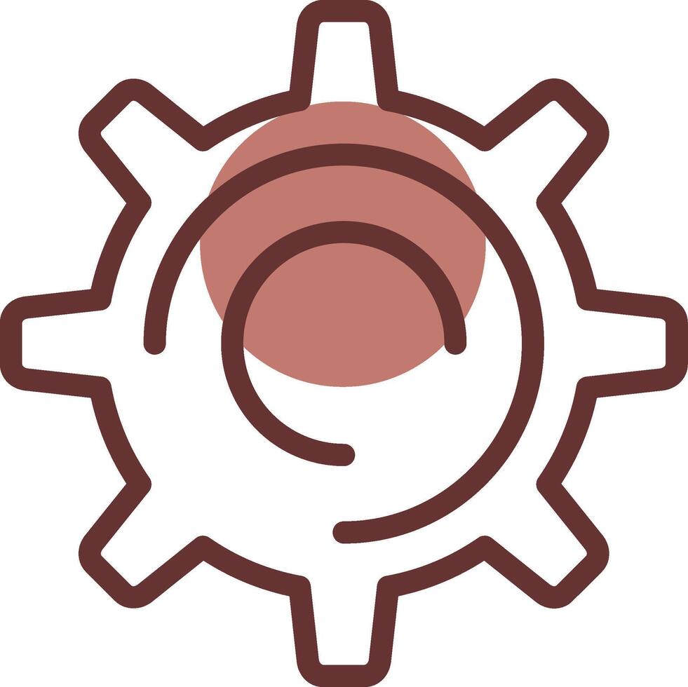 Setting Creative Icon Design vector