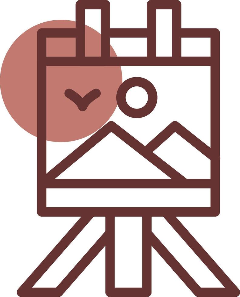 Canvas Creative Icon Design vector