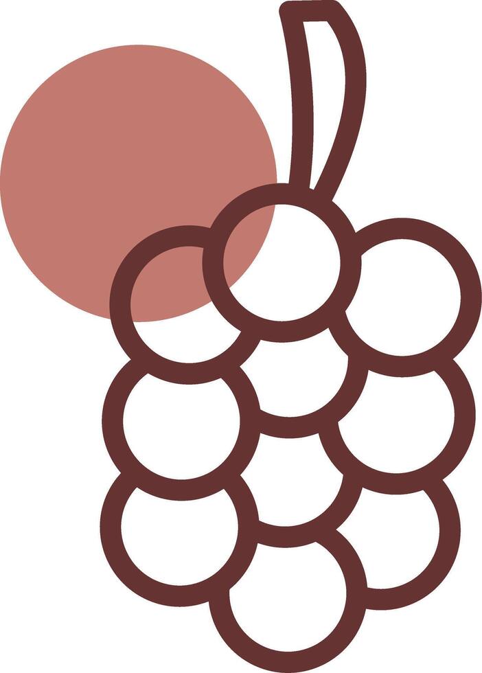 Grapes Creative Icon Design vector