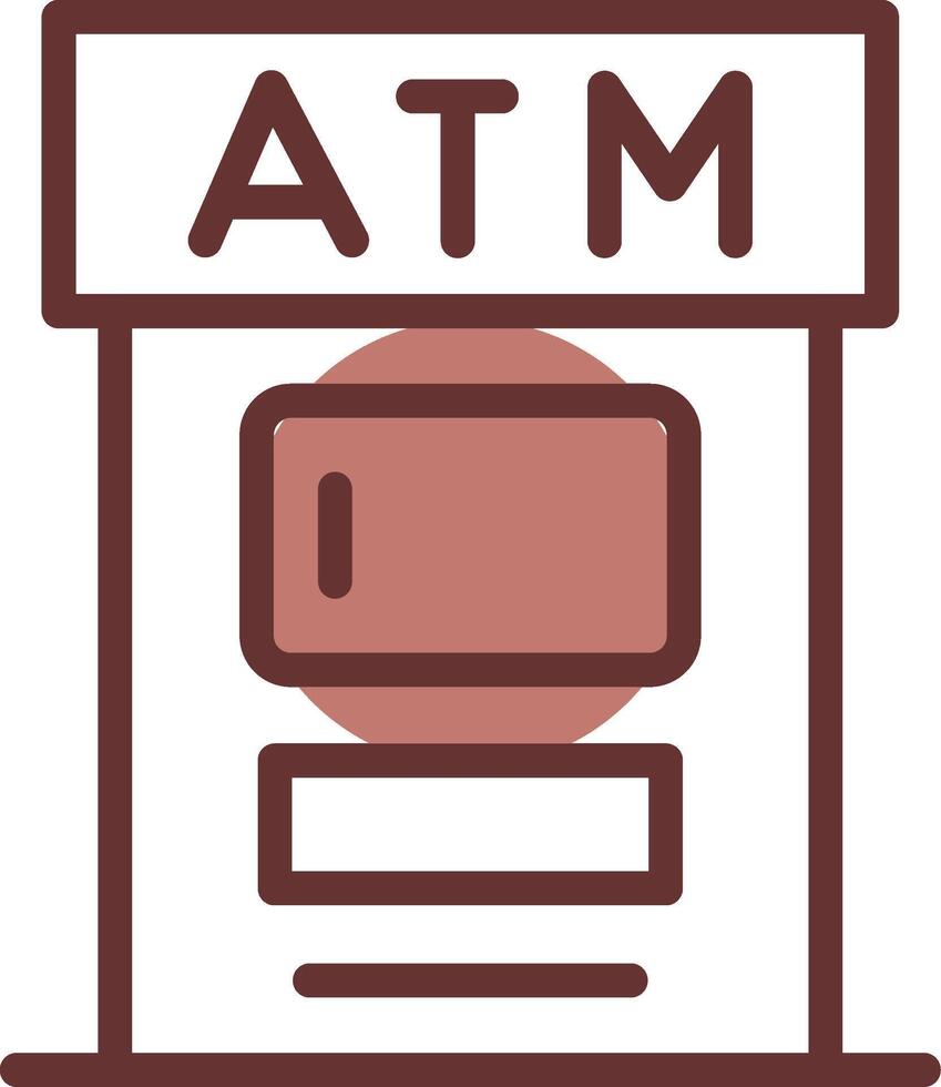 ATM Creative Icon Design vector