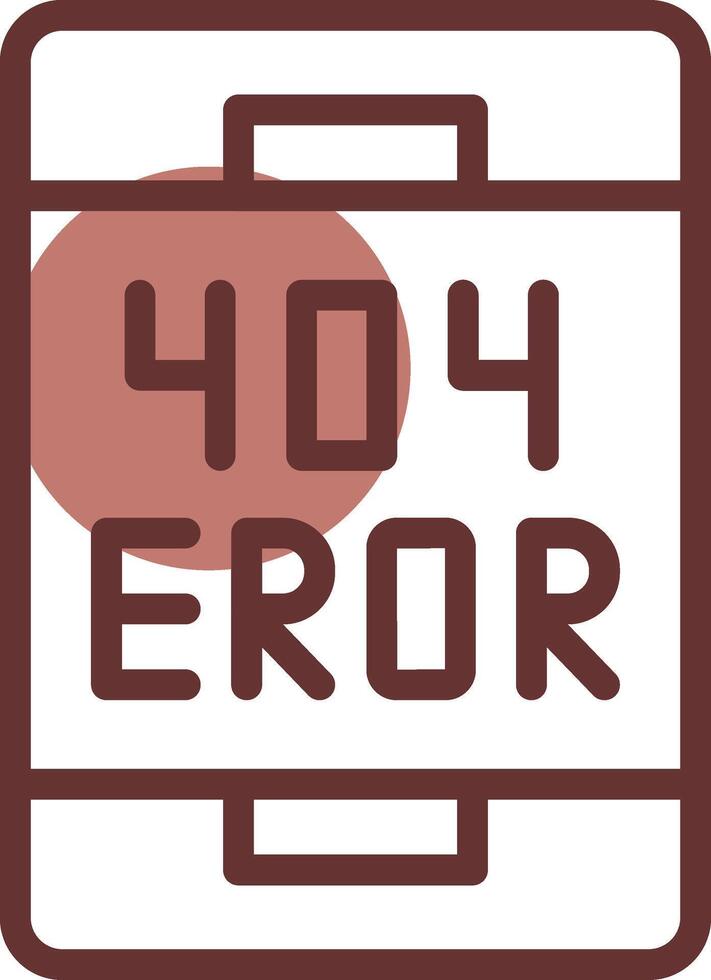 diseño de icono creativo de error vector