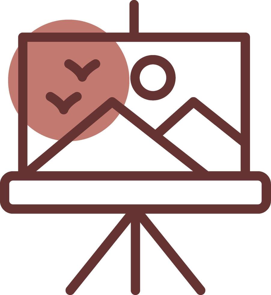 Canvas Creative Icon Design vector
