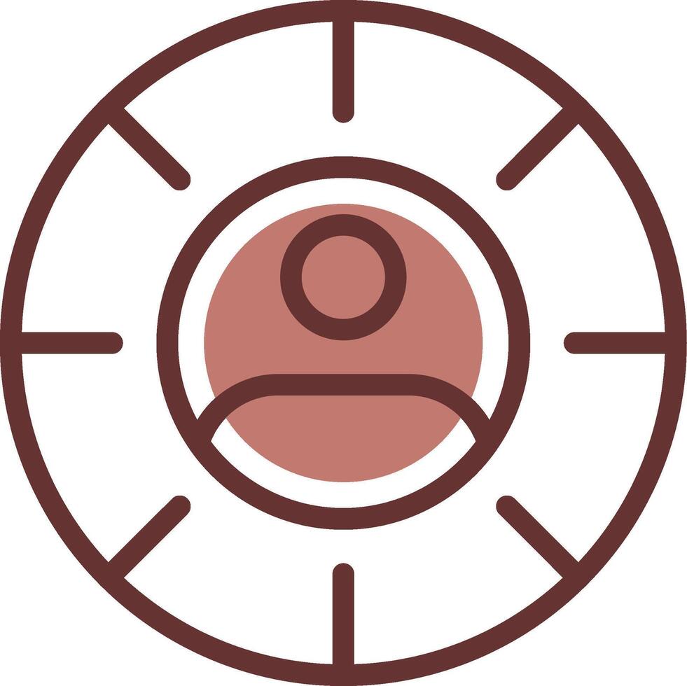 Targeting Creative Icon Design vector