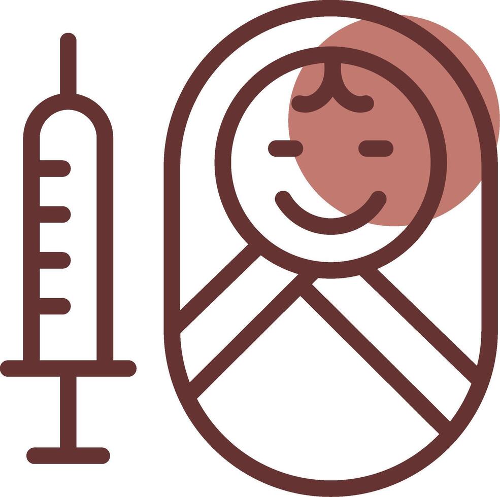 Vaccination Creative Icon Design vector