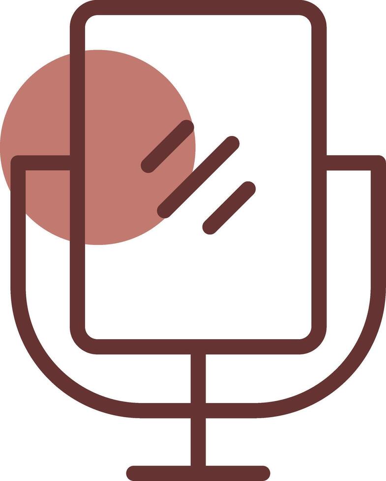 Line Brown Circle Design vector