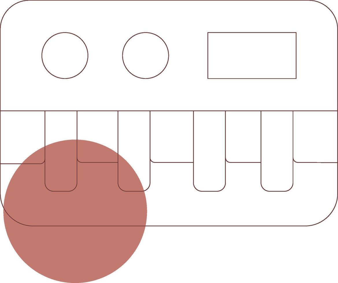 Piano Creative Icon Design vector