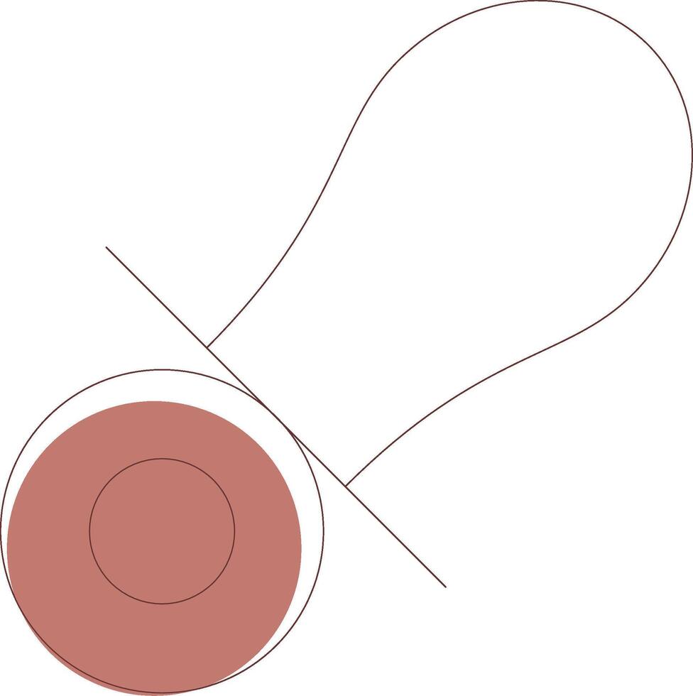 Pacifier Creative Icon Design vector