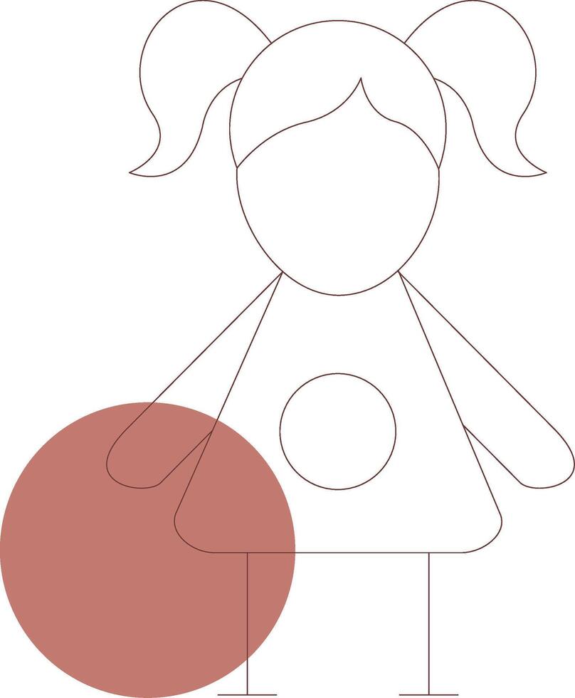 Doll Creative Icon Design vector