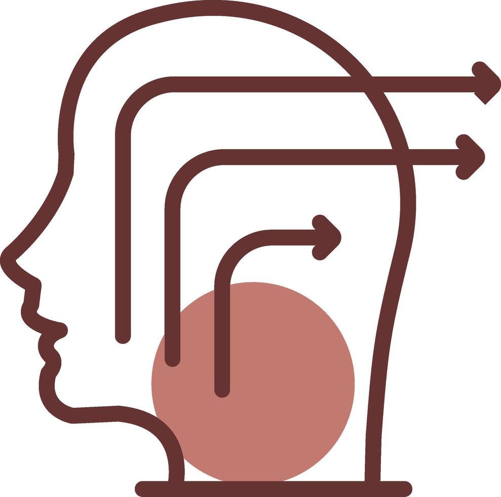 Knowledge Extraction Creative Icon Design vector