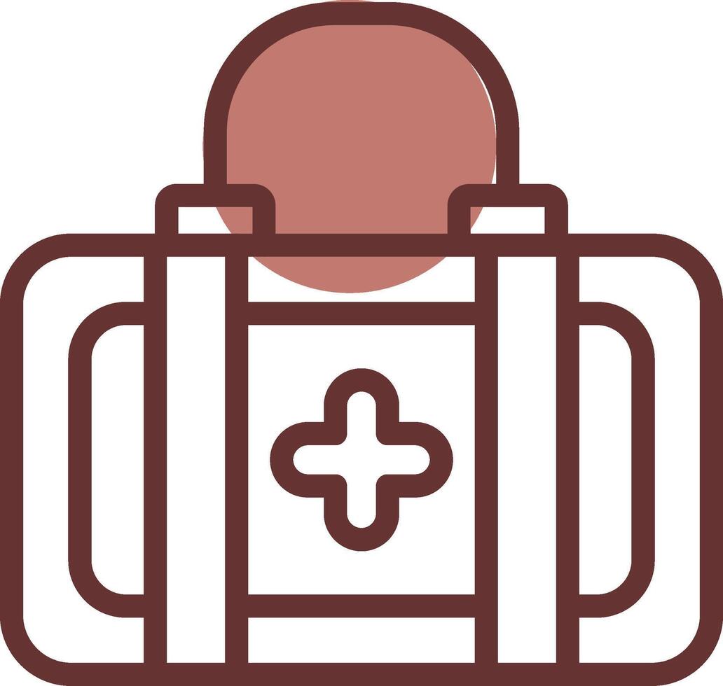 First Aid Kit Creative Icon Design vector