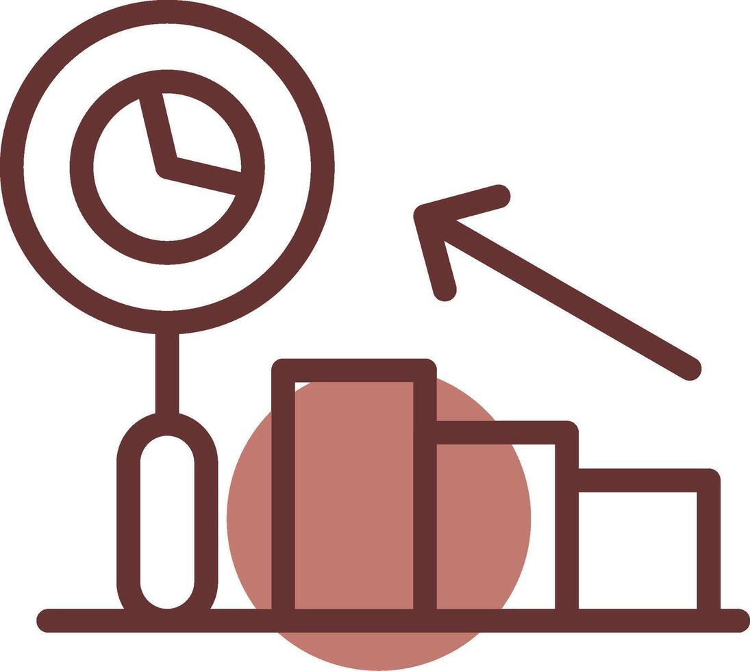 Predictive Analytics Creative Icon Design vector