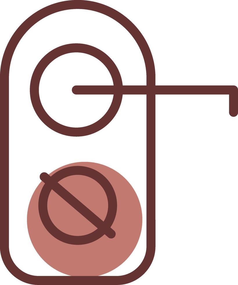 Do Not Disturb Creative Icon Design vector