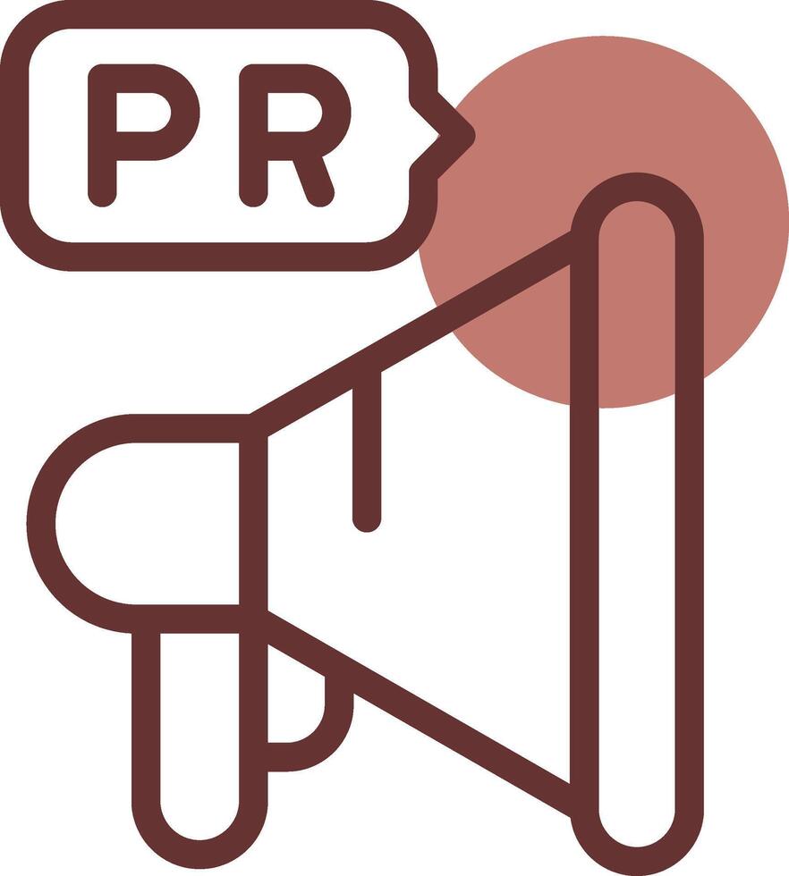 Public Relations Creative Icon Design vector